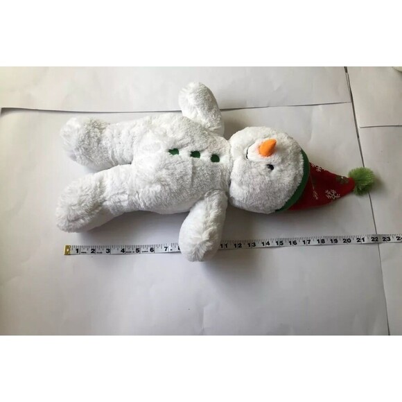 Build A Bear 16” Holiday Snowman Plush Soft Stuffed Animal Toy - Christmas - Picture 4 of 4